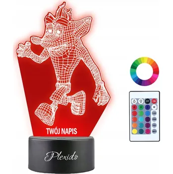 Lampička Plexido vícebarevná Noční lampa