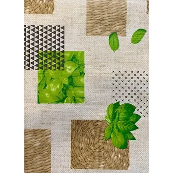 Obraz Voskované plátno VÝPLETY s motivem citronů, ozdobný okraj, šířka 140 cm, délka 10 cm (metráž)