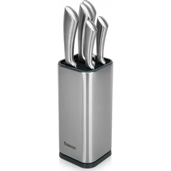 Kuchyňský nůž Fissman Sada nožů JARL 6 ks v kovovém stojanu