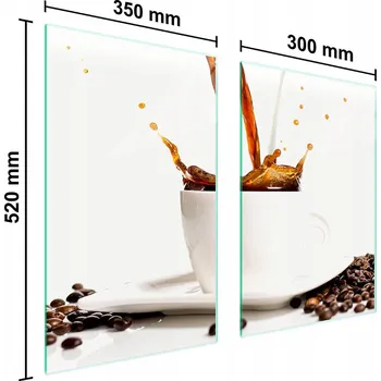 Kuchyňské prkénko Krájecí deska TMK ArtDeko sklo 2 ks