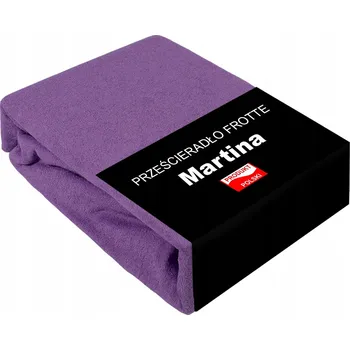 Prostěradlo Prostěradlo s Gumou Froté 180x200 SILNÉ Odolné Prodyšné FIALOVÁ