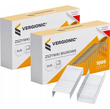 Spona do sešívačky Kancelářské sponky 24/6, 2 balení, celkem 2000 ks, do sešívačky