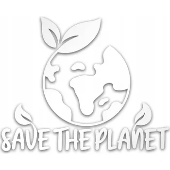 EKO reflexní nálepka na auto SAVE THE PLANET
