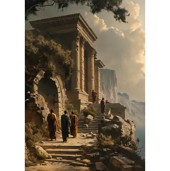 Plakát Plakát Chrám Moudrosti bez rámu 21 x 29,7 cm