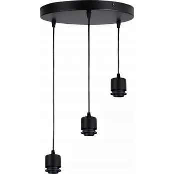 ZÁKLADNA pro ZÁVĚSNÉ STROPNÍ SVÍTIDLO LOFT kovové, pro 3x E27, POD STÍNIDLO