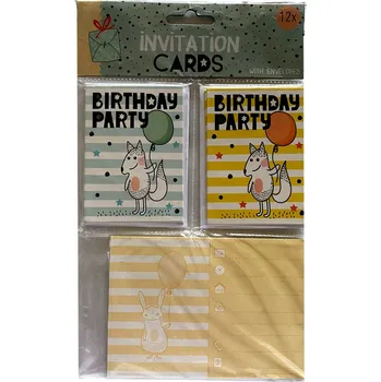Pozvánka NAROZENINOVÉ POZVÁNKY S OBÁLKAMI 12 KS LIŠKA