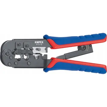 Kleště Knipex Lisovací kleště na konektory RJ11 RJ12 RJ45 97 51 10