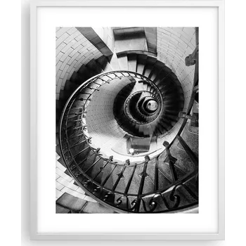 Obraz Obraz plakát na zeď v bílém rámu 40x50 architektura plakáty do obýváku