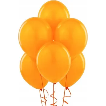 Balónek PASTELOVÉ ORANŽOVÉ BALÓNKY NAROZENINY 25cm 10 Ks