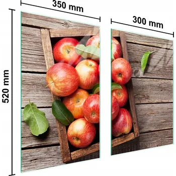 Kuchyňské prkénko Krájecí deska TMK ArtDeko sklo 2 ks