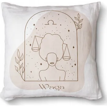 Polštář Polštář na postel, křeslo, židli 40x40 cm - Znamení zvěrokruhu žena Váhy