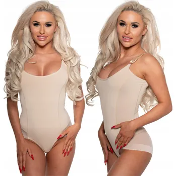 Body Dámské zeštíhlující body, silně modelující břicho s push-up efektem, velikost M/L