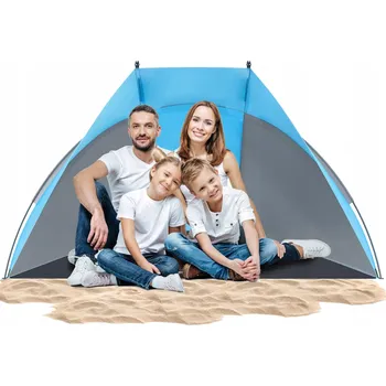 Stan Plážový Stan Carruzo modrý s krytem 115 cm x 220 cm x 120 cm