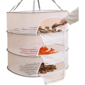 Sušička potravin PŘÍRODNÍ Sušák na ZELENINY OVOCE HOUBY OBLEČENÍ RYBY 3 patrový VENKOVNÍ