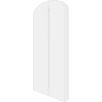 Obal na šaty Obal na svatební šaty bílý 70x180x12 cm