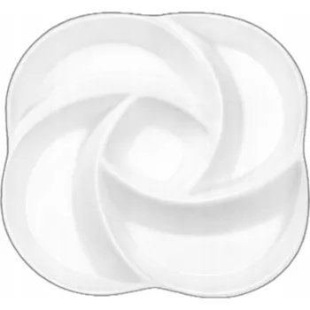 WILMAX Porcelánový dělený talíř/mísa bílá 30 cm