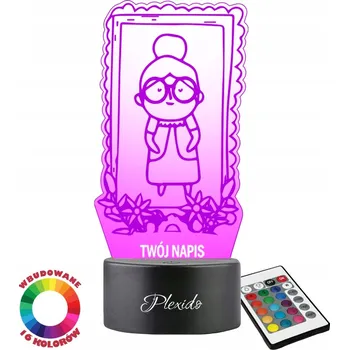 Lampička Plexido vícebarevná Noční lampa