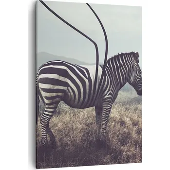 Obraz Obraz na plátně do obýváku ložnice 50x70 abstrakce obrazy na zeď