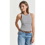 TRIČKO GANT STRIPED TANK TOP EGGSHELL