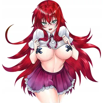 Samolepicí dekorace na vozidlo Barevná NÁLEPKA Grafika na auto Japan Anime Styl 15x14 cm