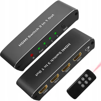 Zabezpečení domácnosti PŘÍLOHA 3x HDMI 4K HDMI2.0 4K@60HZ