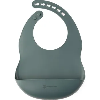 Bryndák Ecorascals - Silikonový bryndák, tyrkysový