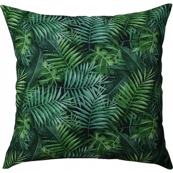 Povlečení DEKORAČNÍ POVLEČENÍ NA POLŠTÁŘ 40x40 zelené palmy