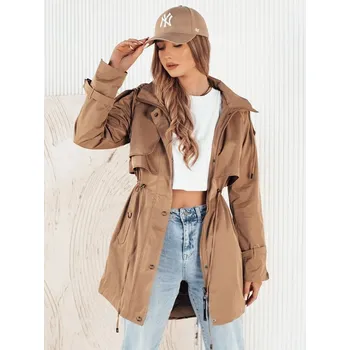 Dámský kabát Dámský kabát DSTREET TY4231 BÉŽOVÁ L