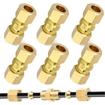 Brzdová hadice Spojka pro brzdové trubky Ø4.75mm (3/16") M10 - bez lisování - 6 ks