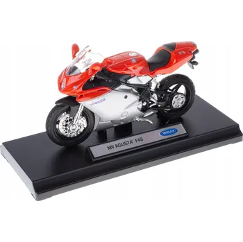 autíčko MV AGUSTA F4S KOVOVÝ MODEL MOTORKY WELLY 1:18