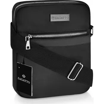 Pánská taška přes rameno malá sportovní taška do práce černá lehká ZAGATTO