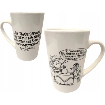 Hrnek Dajar PORCELÁNOVÝ HRNEK MLECZKO porcelán 370 ml