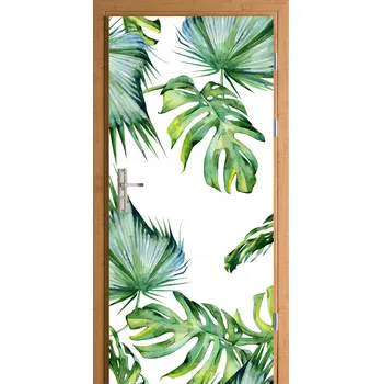 Fototapeta Samolepka na dveře samolepicí monstera listy