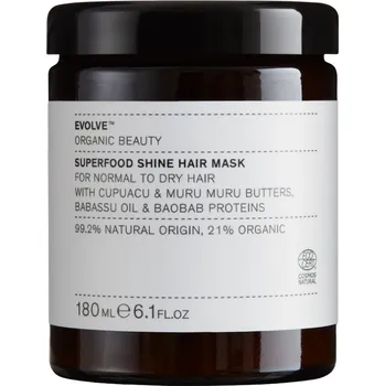 Vlasová regenerace EVOLVE Organická maska pro lesklé vlasy 180 ml