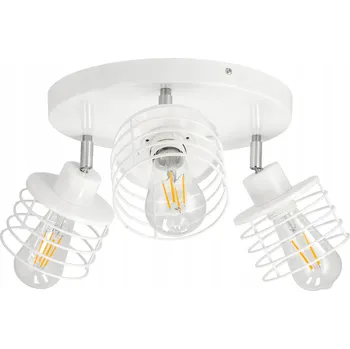 ŻYRANDOL LAMPA LED WISZĄCA STROPNÍ PRUŽINA BÍLÁ