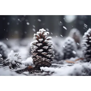 Plakát Plakát Zimní klid bez rámu 91,5 x 61 cm