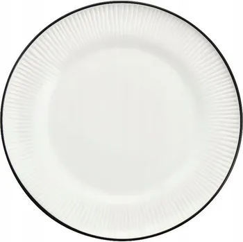 Talíř Dezertní talířek snídaňový 20 cm porcelánový BONITA BLACK VILLA ITALIA