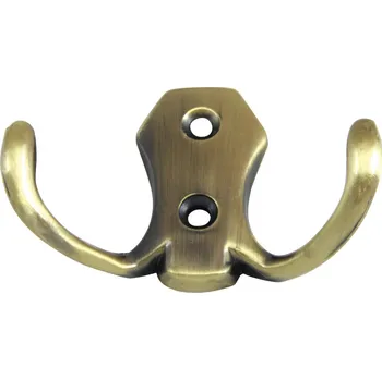 Věšák Kovový věšák Domino zlatý