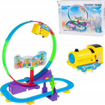 Vláček a vláčkodráha DRÁHA VLÁČEK VLÁČEK ELEKTRICKÝ NA BATERIE VLAK KOLEJE SADA