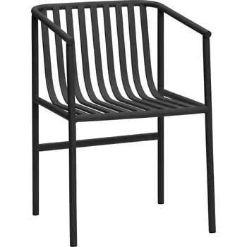 HÜBSCH Zahradní kovová židle VILLA černá 142002