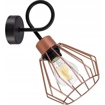 Nástěnné svítidlo Nástěnná lampa E27 pevná loft drát diamant
