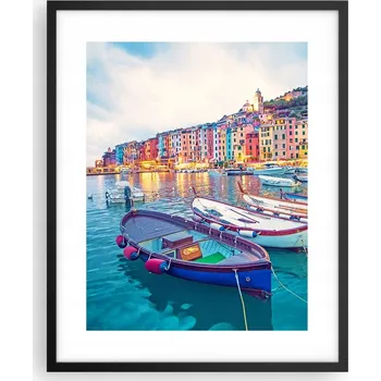 Obraz Obraz plakát na zeď v černém rámu 40x50 - motiv moře, plakáty do obýváku