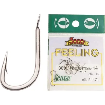 Rybářský háček Sensas Háčky Feeling 3091 Nickel 15ks - vel.10