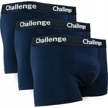 Pánské spodní prádlo PÁNSKÉ BOXERKY 3KS MODRÉ L Challenge