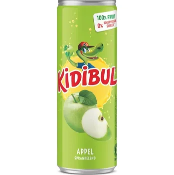 Kidibul Dětský šumivý nápoj 100% Jablko 250 ml