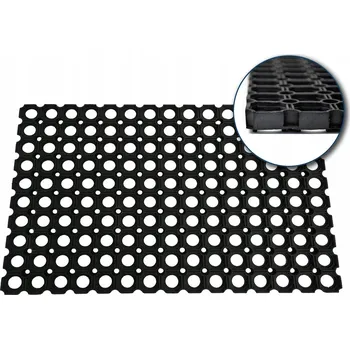 Rohožka Gumová rohožka Multi-Decor 60x40 cm černá 22 mm protiskluzová