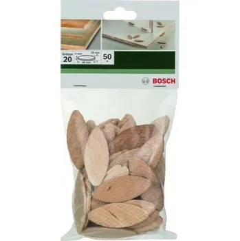 Vrták BOSCH Lamelové kolíky dřevěné 23 mm x 60 mm 50 ks 2609256602