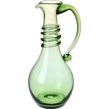 Váza Sklářská huť Tomi Lesní sklo - karafa na víno se spinou 1,3 l