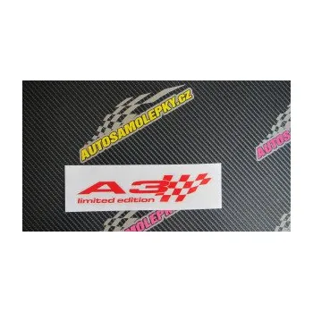Polep vozidla SAMOLEPKA A3 limited edition pravá (10 - červená) NA AUTO, NÁLEPKA, FÓLIE, POLEP, TUNING, VLASTNÍ TEXT, TISK, AUTOSAMOLEPKY.cz, POLEPY, OBRÁZEK, LOGO, SAMOLEPKY