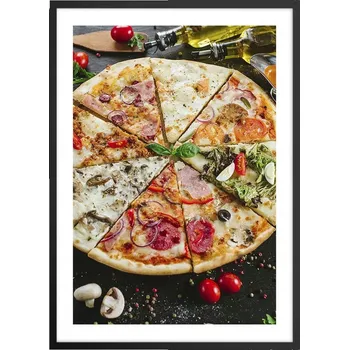 Obraz Plakát v černém rámu do obýváku, ložnice 50x70 gastronomie obraz